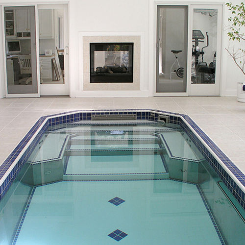 Swim Spa / einbaufähig - Bradford Products LLC - rechteckig / für mehrere Personen / Edelstahl