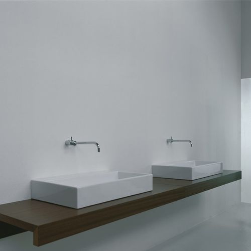 Aufsatzwaschbecken - BARCELONA - Rapsel International Srl - Keramik / rechteckig / modern