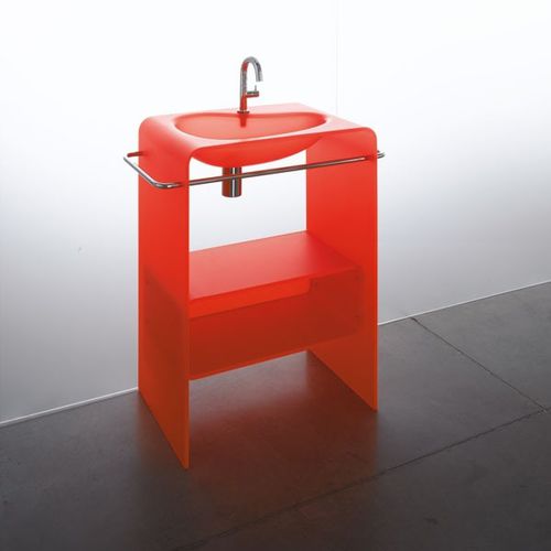 Bodenstehendes Waschbecken - TOR-OFF - Rapsel International Srl - Acryl / Skulptur / modern