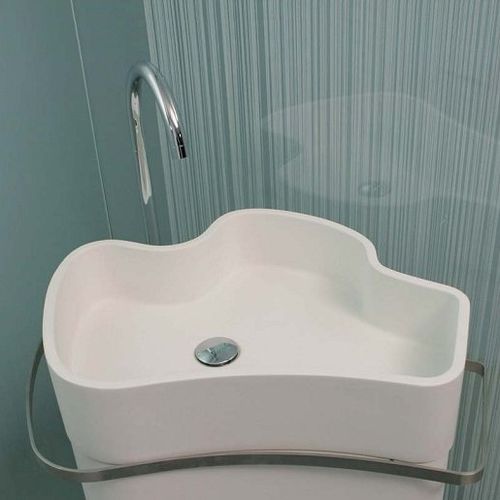 Bodenstehendes Waschbecken - MYLOS  - Rapsel International Srl - Cristalplant® / modern / von Marco Piva
