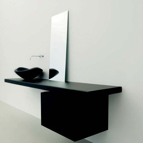 Wandmontierter Spiegel für Badezimmer - BASIC - Rapsel International Srl - modern / rechteckig