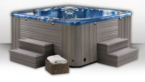 Whirlpool zum Aufstellen - TAHITIAN® - Caldera Spas - quadratisch / Sechssitzer / für Privatgebrauch