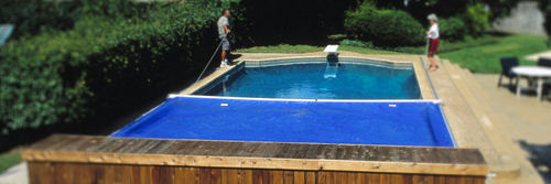 Sicherheits-Poolabdeckung - STEP-SAVER® - COVER POOLS