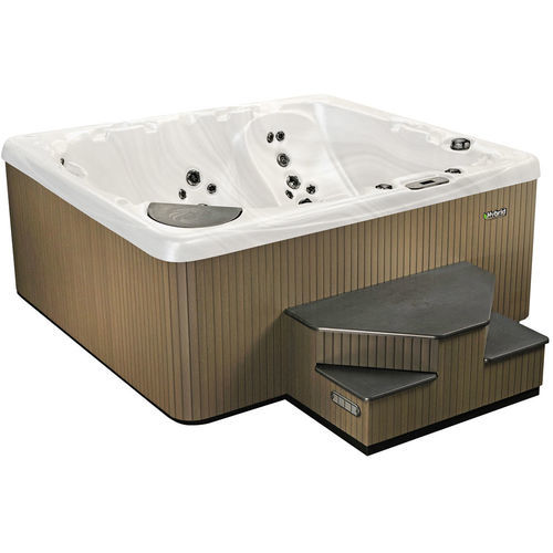 Whirlpool zum Aufstellen - 710 - Beachcomber Hot Tubs - rechteckig / 3 Plätze / Holz