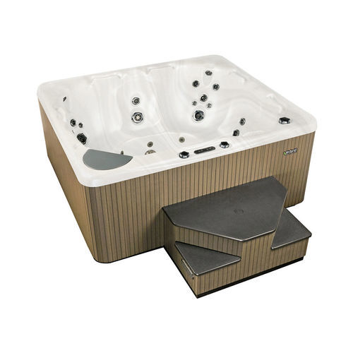 Whirlpool zum Aufstellen - 570 - Beachcomber Hot Tubs - rechteckig / Sechssitzer / Holz