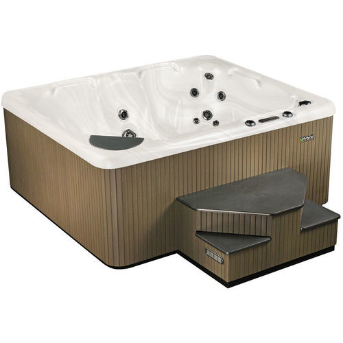 Whirlpool zum Aufstellen - 540 - Beachcomber Hot Tubs - quadratisch / Fünfsitzer / Holz