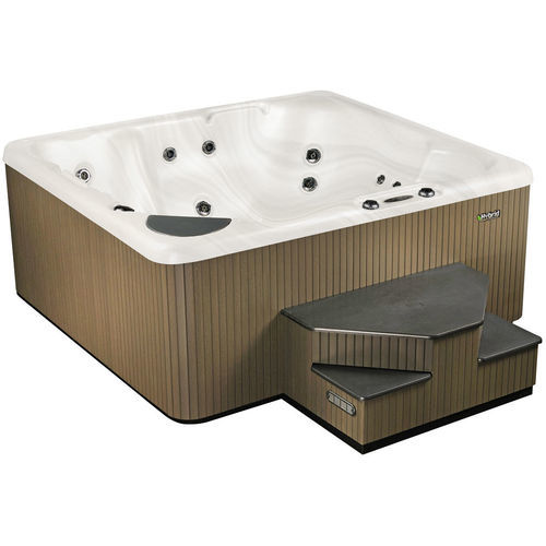 Whirlpool zum Aufstellen - 350 - Beachcomber Hot Tubs - quadratisch / Viersitzer / Holz