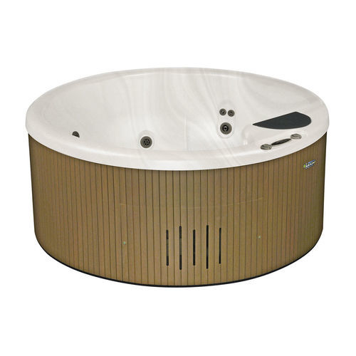 Whirlpool zum Aufstellen - 320 - Beachcomber Hot Tubs - rund / Sechssitzer / Holz