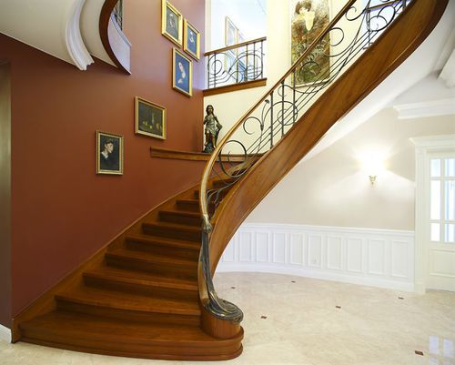 Spindeltreppe - VENICE - Siller Stairs - mit Stufen aus Eiche / mit Holzstruktur / für Privatgebrauch