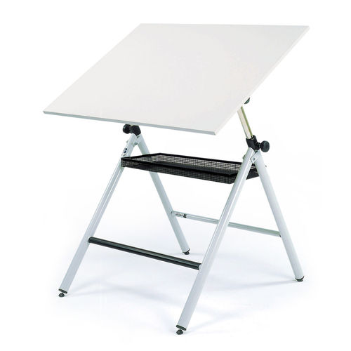 Moderner Zeichentisch - BF19 - ALFI BIEFFE - Laminat / Gestell aus Stahl / rechteckig