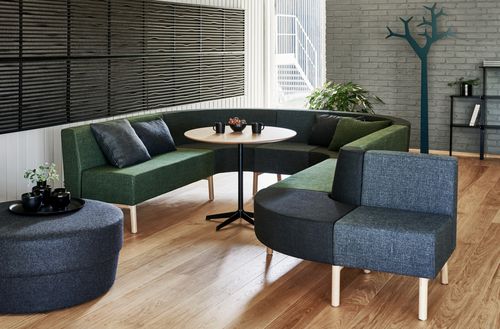 Modulare Polsterbank - GAP CAFE - Swedese Möbler - modern / Stoff / für öffentliche Einrichtungen