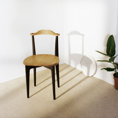 Stuhl / skandinavisches Design - THEMA - Swedese Möbler - für den Innenraum / Eiche / Nussbaum