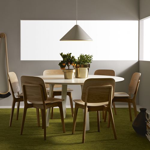 Moderner Tisch - DIVIDO - Swedese Möbler - Esche / Laminat / Gestell aus Esche
