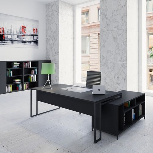 Chefschreibtisch - STRICTO - Buronomic - bodenstehend / modern / Laminat