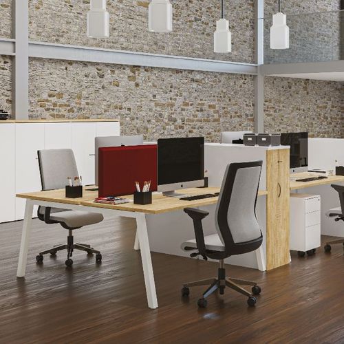 Schreibtisch für Open Space - PARTAGE - Buronomic - bodenstehend / Stil / Holz