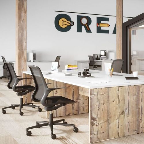 Schreibtisch für Open Space - RETRO - Buronomic - bodenstehend / für 2 bis 4 Personen / modern