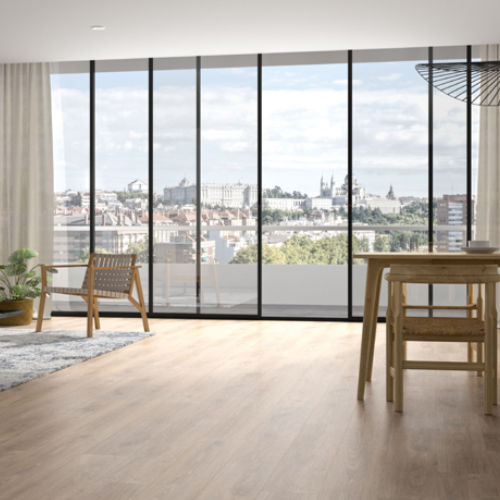 HDF-Laminatboden - PUREFLOOR - FINSA - Holzoptik / für Privatgebrauch / für Gewerbegebrauch