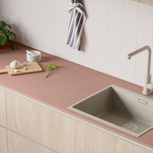 Laminat-Arbeitsplatte - FINTOP XTRIM - FINSA - HDF / für Küche / Farbe anpassbar