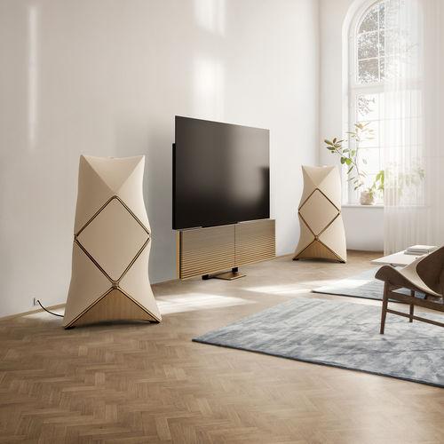 Bodenstehender Lautsprecher - BEOLAB 90 - BANG & OLUFSEN - kabellos / Aktiv / Rundstrahl