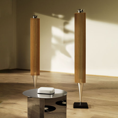 Bodenstehender Lautsprecher - BEOLAB 18 - BANG & OLUFSEN - kabellos / Wohnbereich / für den Innenraum