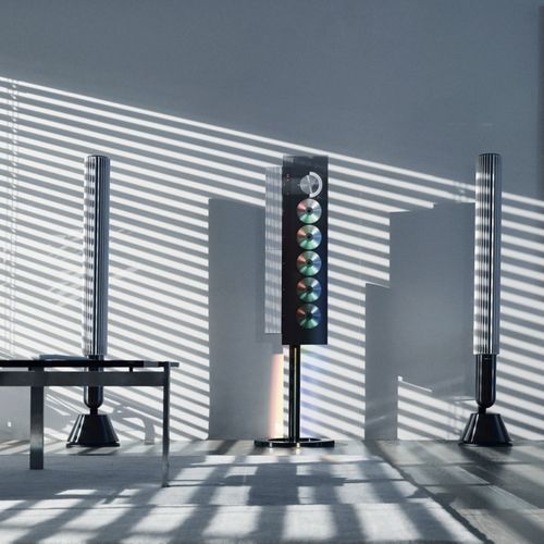 Bodenstehender Lautsprecher - BEOSYSTEM 9000C - BANG & OLUFSEN - für MP3-Player / Wohnbereich / für den Innenraum