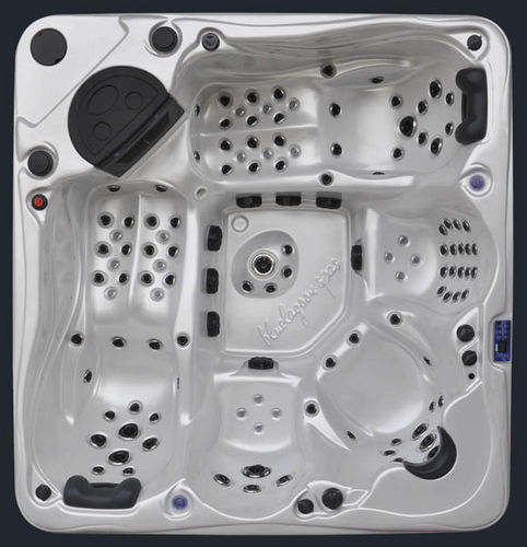 Einbau-Whirlpool - INFINITY 500 - BLUE LAGOON SPAS - quadratisch / Fünfsitzer / für Privatgebrauch