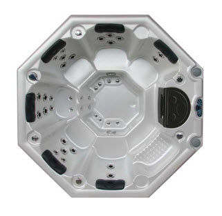 Einbau-Whirlpool - GALAXY - BLUE LAGOON SPAS - achteckig / Sechssitzer / für Privatgebrauch