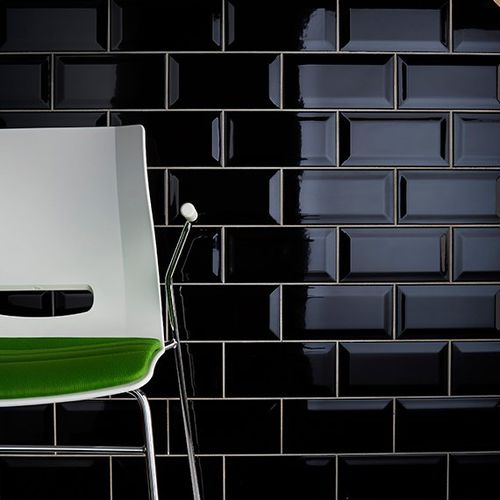 Keramikfliesen - INTRO : BEVEL BRICK - JOHNSON TILES - Hochglanz / für den Innenraum / Wand