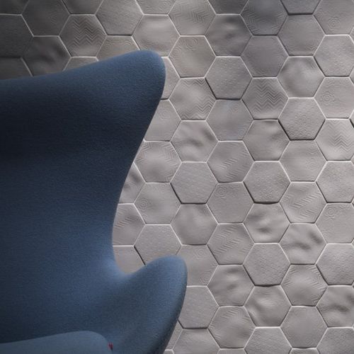 Porzellanfliesen - ABSOLUTE : SELENE - JOHNSON TILES - Relief / für den Innenraum / Wand