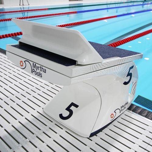 Startblock für Pool - Track Start Racing Pro - Myrtha Pools - Glasfaser