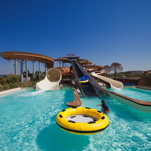 Drehende Wasserrutsche - Myrtha Pools - für Aquapark / für öffentliches Schwimmbad