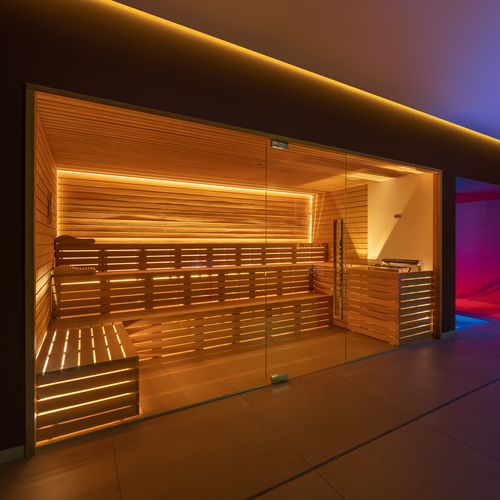 Finnische Sauna - Myrtha Pools - für Wellnesscenter / für Hotels / Holz