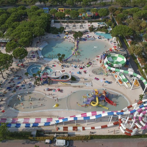 Schwimmbecken für Außenbereich - Myrtha Pools - für Aquapark / erdverlegt / Edelstahl