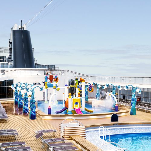 Schwimmbecken für Außenbereich - Cruise ships water park - Myrtha Pools - für Aquapark / für Spielplätze / erdverlegt