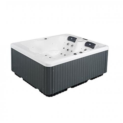 Whirlpool zum Aufstellen - JADE - Mondial Piscines - rechteckig / 3 Plätze / für Außenbereich