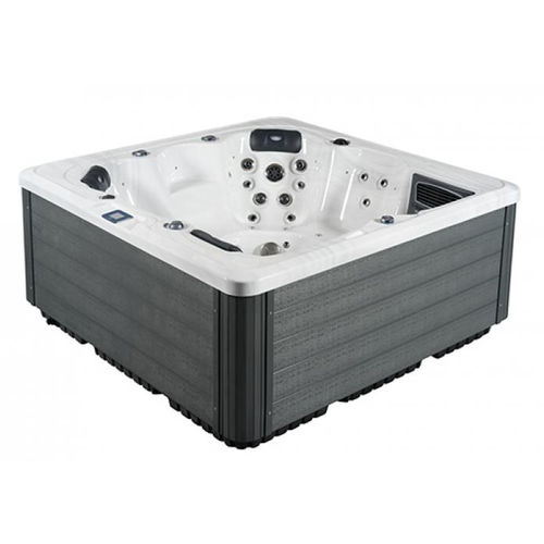 Whirlpool zum Aufstellen - ATHÉNA  - Mondial Piscines - quadratisch / Fünfsitzer / für Außenbereich