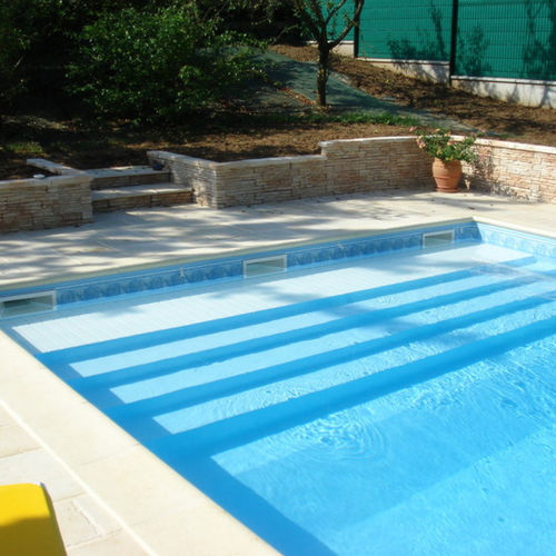 Automatische Poolabdeckung - INCOGNIT'Ô  - Mondial Piscines - Sicherheit / eingetaucht / Sonnenkollektoren