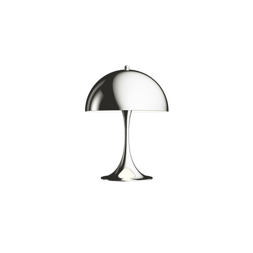 Tischlampe - PANTHELLA MINI TABLE CHROME - Louis Poulsen - aus verchromtem Metall / Acryl / ABS