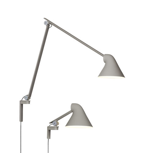 Moderne Wandleuchte - NJP - Louis Poulsen - für den Innenraum / Aluminium / rund