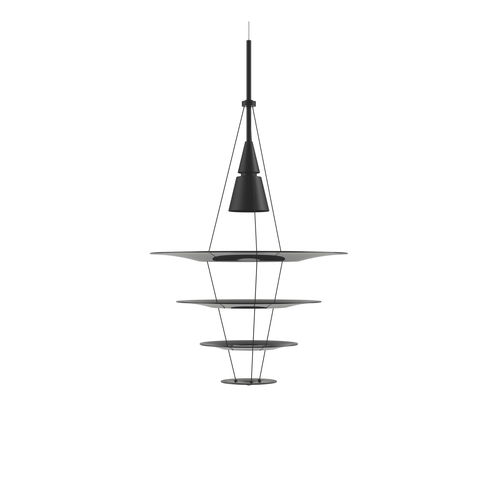 Hängelampe - ENIGMA 425 - Louis Poulsen - Edelstahl / extrudiertes Aluminium / gebürstetes Aluminium