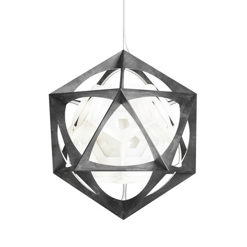 Hängelampe - OE QUASI - Louis Poulsen - Aluminium / Polycarbonat / modern