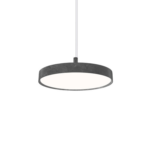 Hängelampe - LP SLIM ROUND RAW Ø440 - Louis Poulsen - Aluminiumguss / Acryl / modern