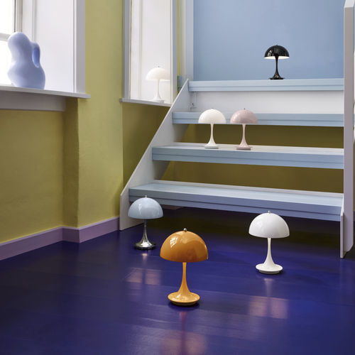 Tischlampe - Panthella Portable V2 - Louis Poulsen - Aluminiumguss / Acryl / modern