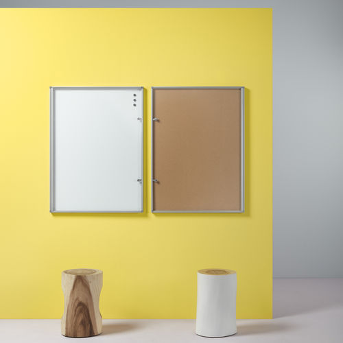 Wandmontierter Werbeträger - BL/IN/0150 - PLANNING SISPLAMO - für den Innenraum / Aluminium / Kork