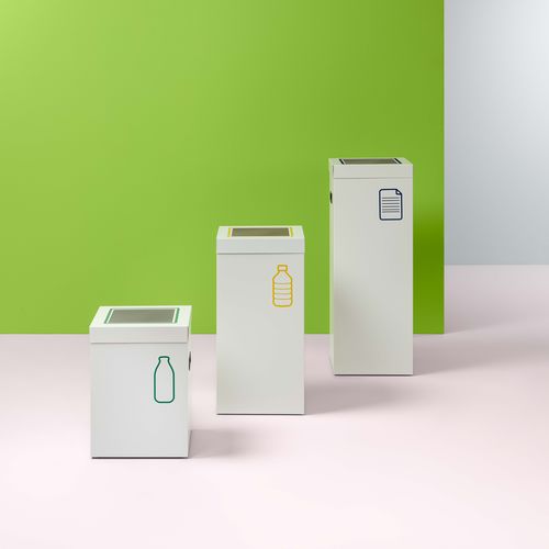Park-Abfallbehälter - 6056 - PLANNING SISPLAMO - System / Metall / für den Innenraum