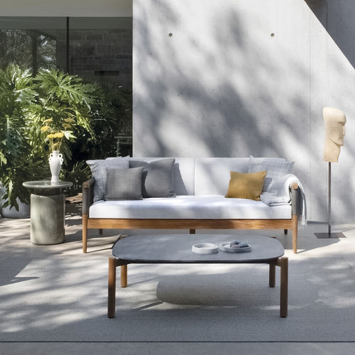 Modernes Sofa - LODGE 2.0 - Atmosphera - für Außenbereich / Stoff / Kordel
