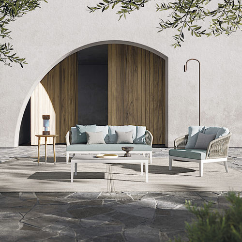 Modernes Sofa - DREAM 2.0 - Atmosphera - für Außenbereich / Stoff / Kordel