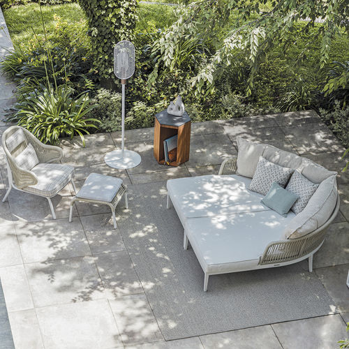 Moderne Récamiere - DREAM 2.0 - Atmosphera - Stoff / Aluminium / Kordel