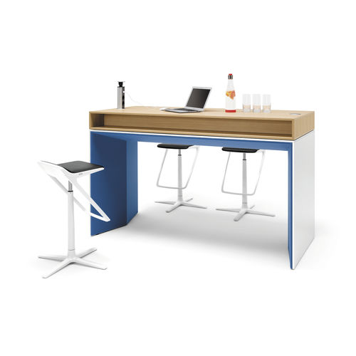 Schreibtisch für Open Space - WINEA PLUS - WINI Büromöbel Georg Schmidt GmbH & Co. KG - modern / Holzfurnier / Stahl