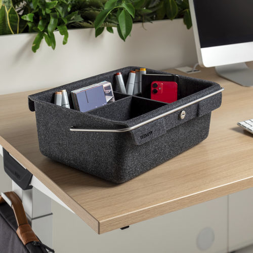 Filz-Aufbewahrungsbox - WINEA TOOLZ MyKit - WINI Büromöbel Georg Schmidt GmbH & Co. KG - mit Deckel / Schubladen / für Schränke